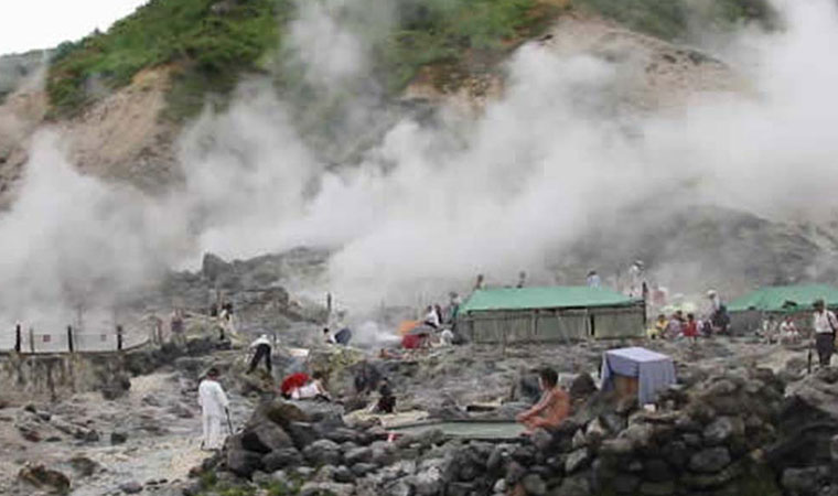 ラジウム泉の温泉地