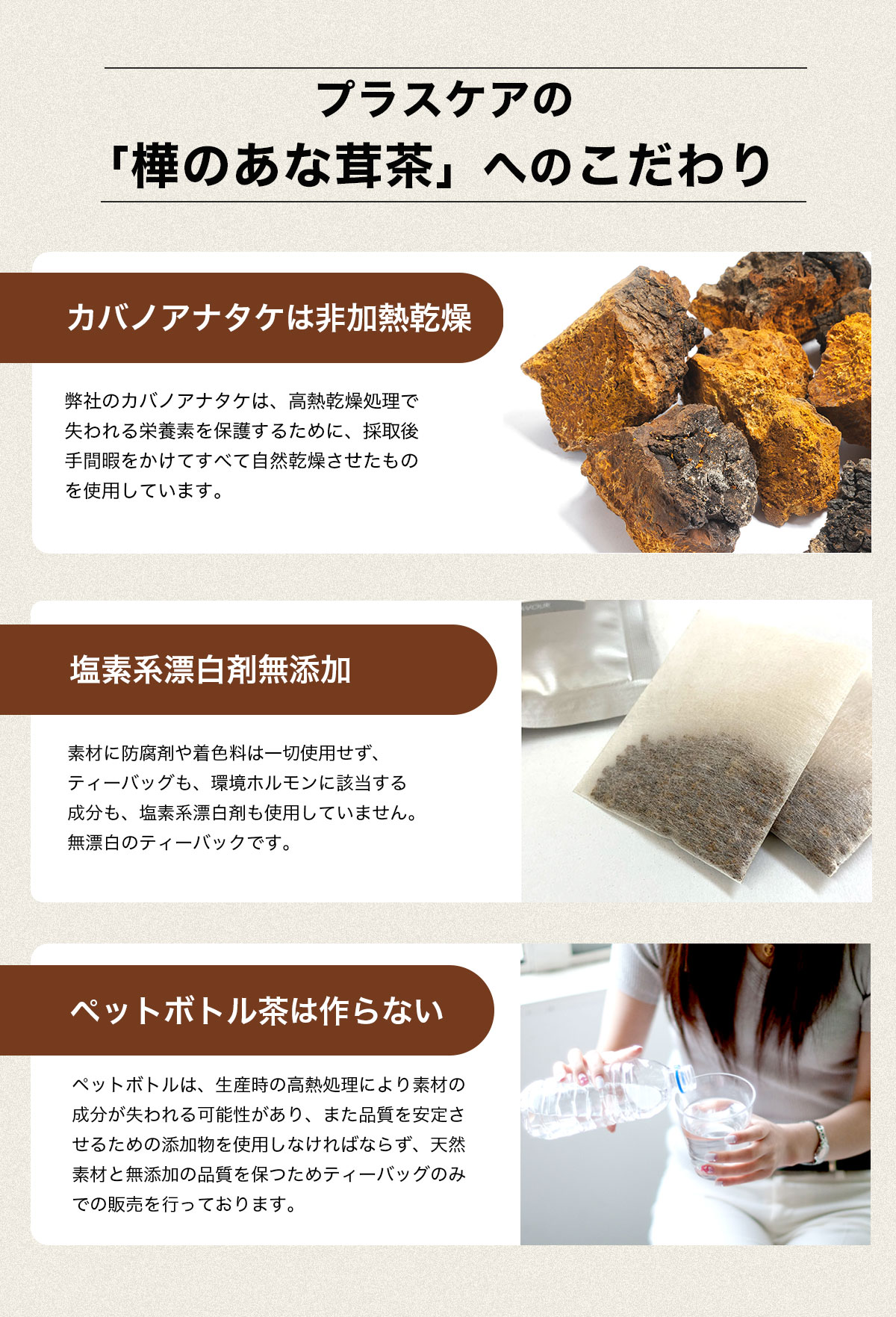 樺のあな茸茶(チャーガ・カバノアナタケ茶) - 健康用品